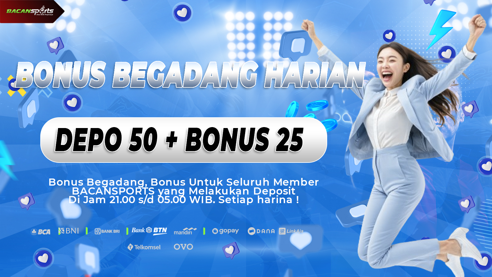 BACANSPORTS | Slot Gacor Games Terpopuler Ditahun 2025 Dan Anti Rungkat Hari Ini