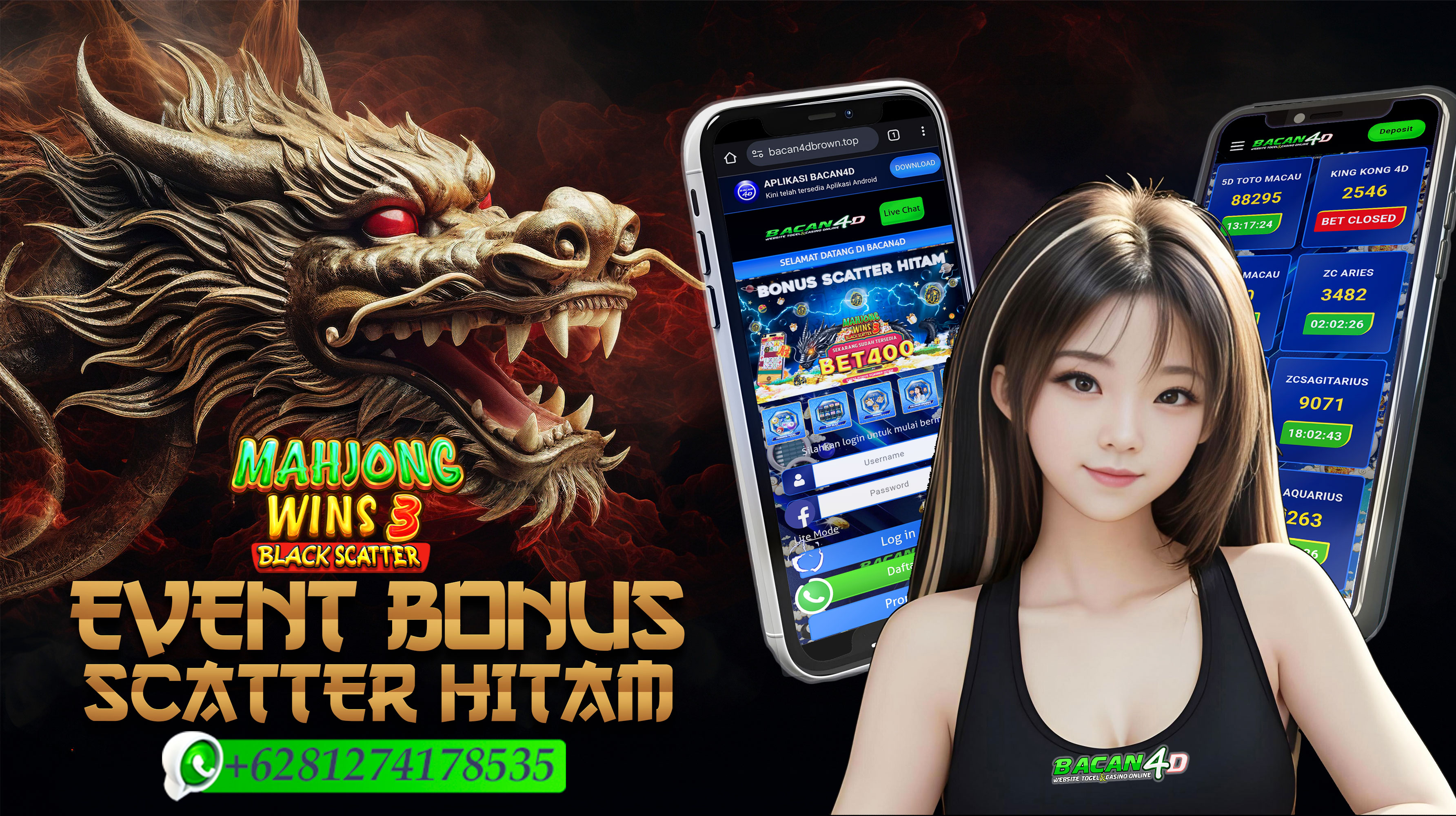 Bacan4D LOgiN Wep Rekomendasi SItus Slot GAcor PAsti MAxwin SItus TOto Macau TErpercaya SLot GAcor Penuh Scatter Hitam TAhun Baru 2025