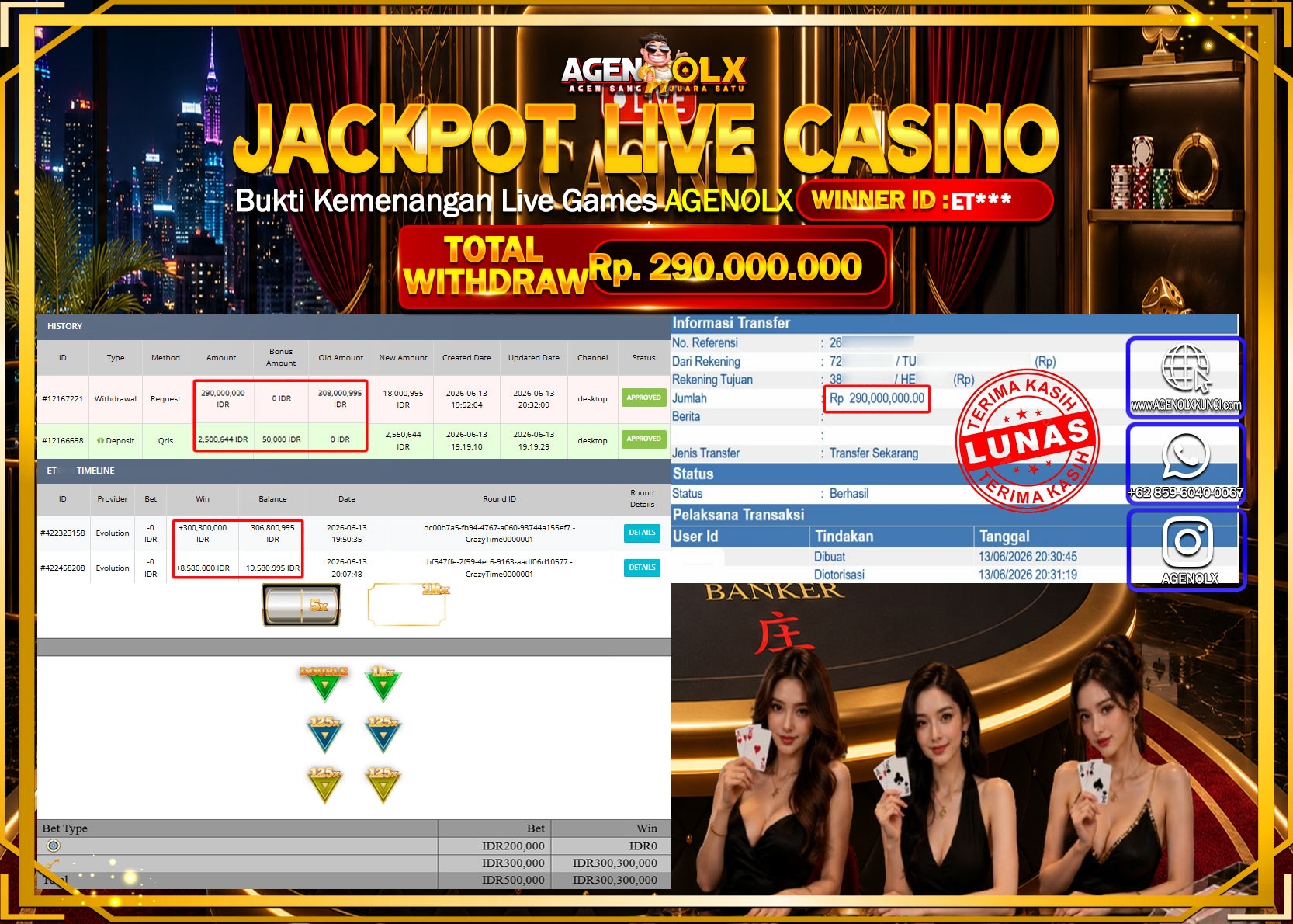 agenolx-jackpot-live-casino-crazytime-rp-290000000---lunas-05-59-17-2026-06-14