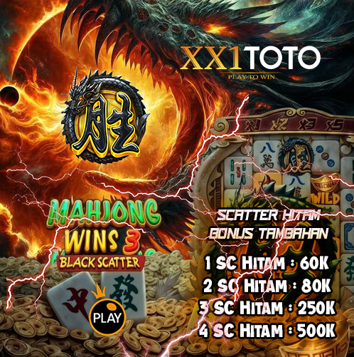 XX1TOTO - DAFTAR SITUS BLACK SCATTER MAHJONG WINS 3