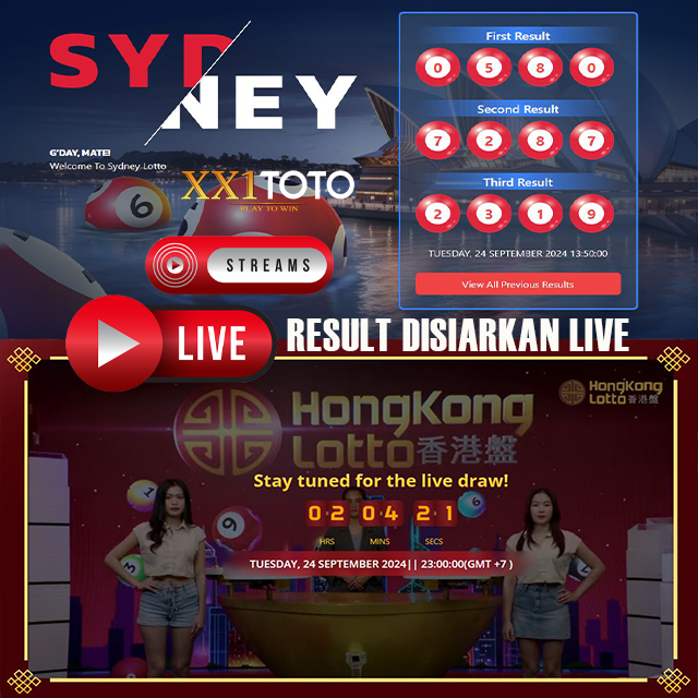 SITUS XX1TOTO | SITUS RESMI SIDNEY LOTTO DAN HONGKONG LOTTO | LIVE RESULT