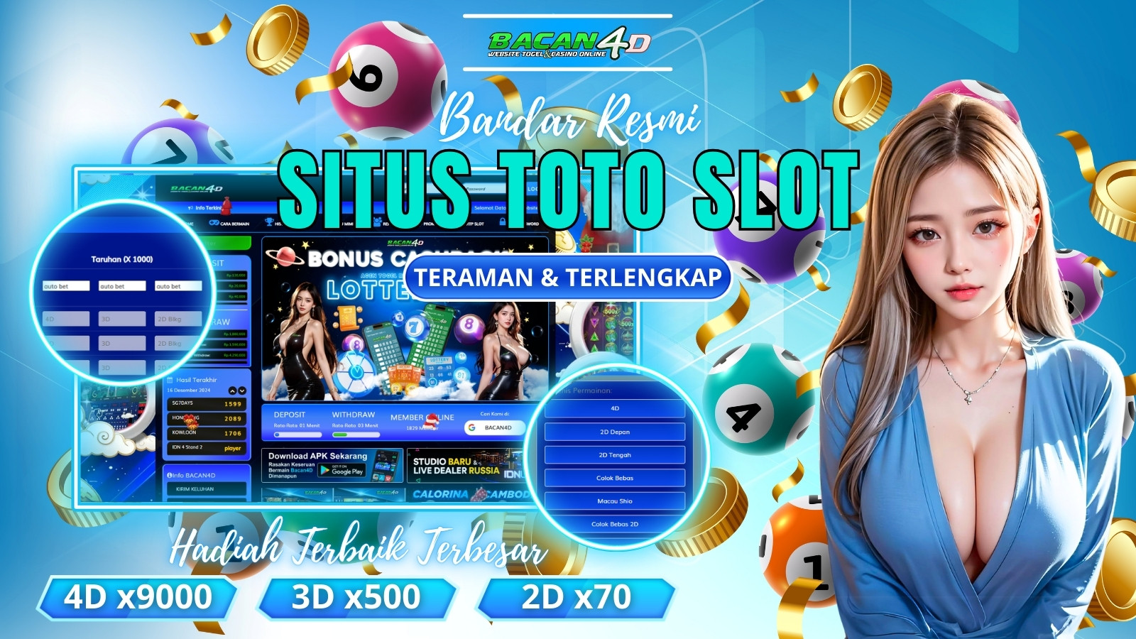 Bacan4d 🍁 Situs Toto Slot Gacor Dan Bandar Toto 4D Terbaik Hari Ini