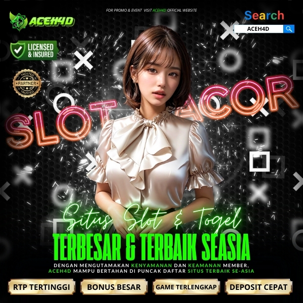 ACEH4D ⚠️ : Situs Slot Toto Yang Akan Selalu Merasakan Kemenangan Dan WD Tanpa Batas!!