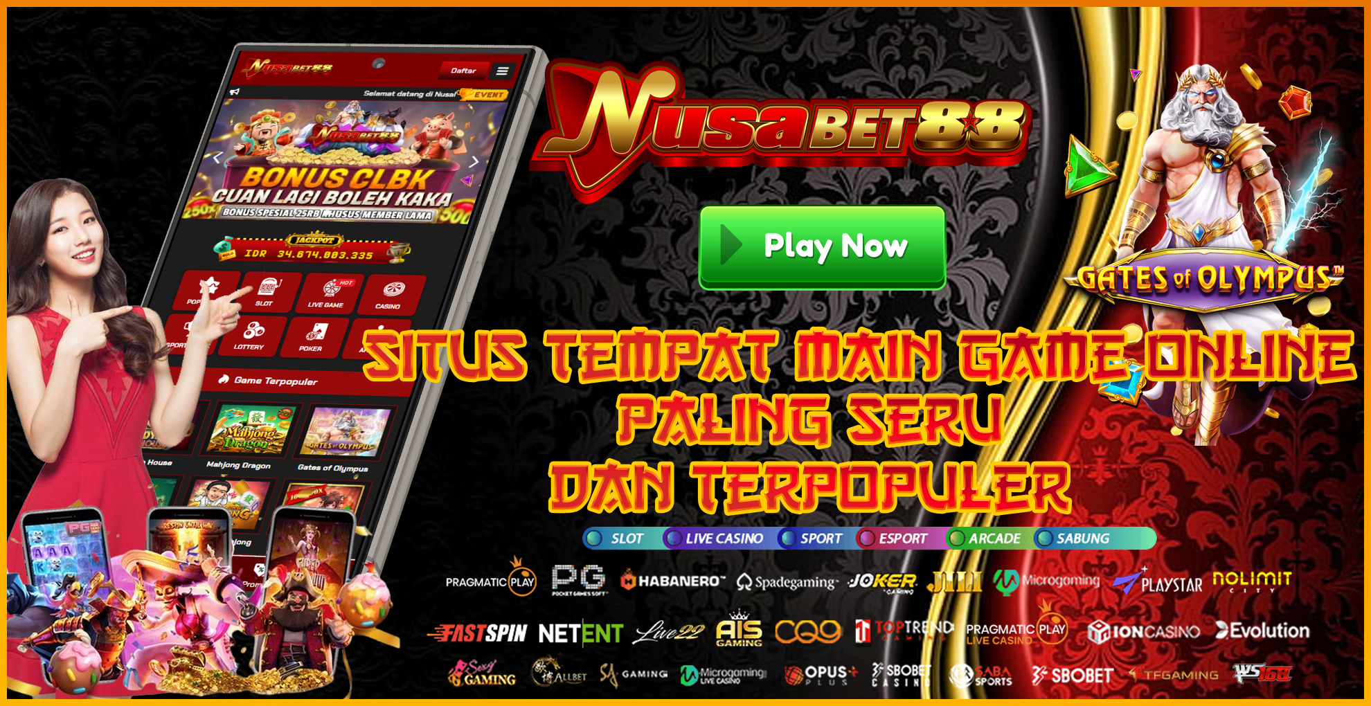 NUSABET88 situs slot